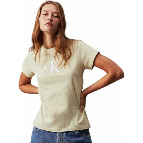 Calvin Klein pamučna ženska majica  CKJ20J222343-LFU Cene