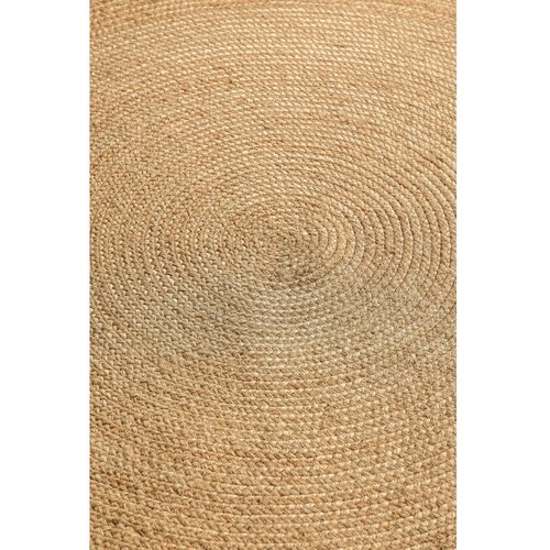 Hanse Home Obojestranska okrogla preproga iz jute &amp;oslash; 140 cm Braided Gold &amp;ndash; Slike