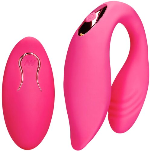 Shots Loveline - punjivi, radio vibrator za par (roza) Slike