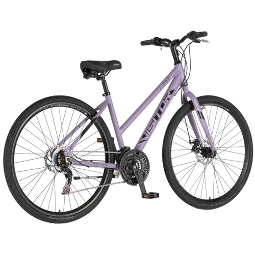Visitor bicikl city ridge 28" alu 17" dupli disk 18 brzina 167-192cm (l/xl) ljubičasti 1282122 Cene