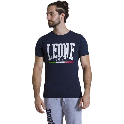 Leone 1947 Majice s kratkimi rokavi Man Tshirt S/S Modra Cene