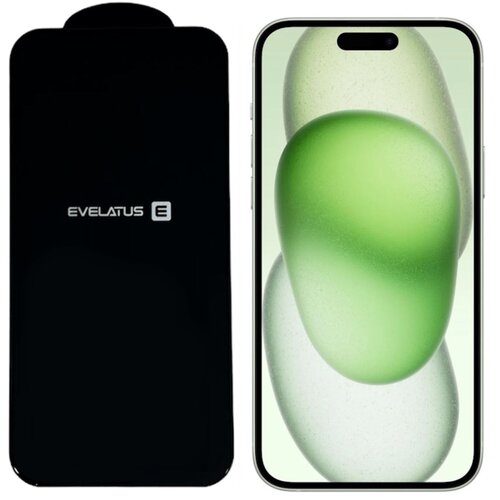 Evelatus Corning Gorilla Ultra 10x Super Strong 3D Glass za Apple iPhone 15 Plus črna, (21206443) Slike