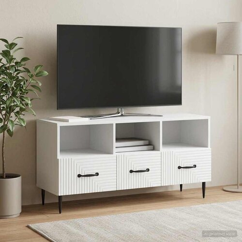  TV ormar s ladicama 102 x 34,5 x 50 cm Konstruirano drvo Slike