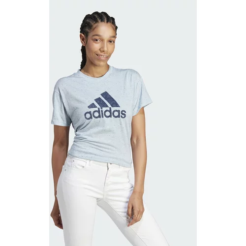 Adidas Majica Future Icons Winners 3.0 IM2418 Modra Regular Fit