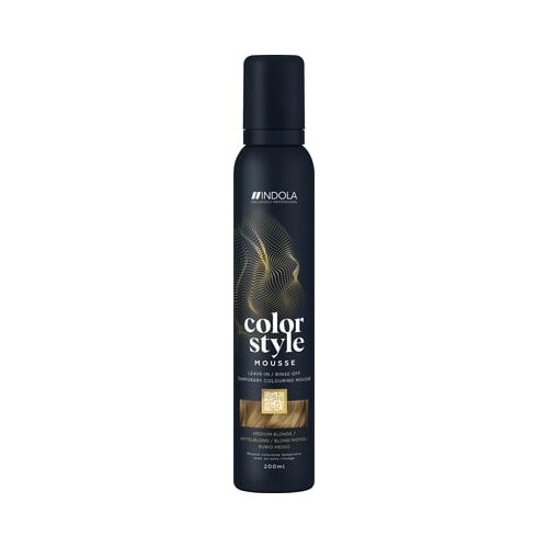 Indola Color Style Mousse New - srednje blond Slike
