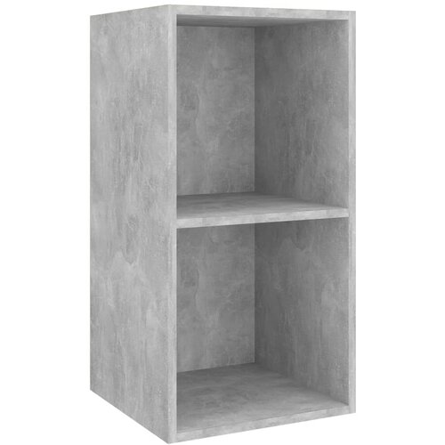 Maison Chic Stenska TV omarica - TV stojalo - Televizijska omarica betonsko siva 37x37x72 cm iverna plo&amp;scaron;ča, (21701414) Slike