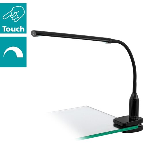 Eglo laroa stolna, /1, led, 4,5w, 550lm, s kvač. na dodir, dimabilna crna Cene