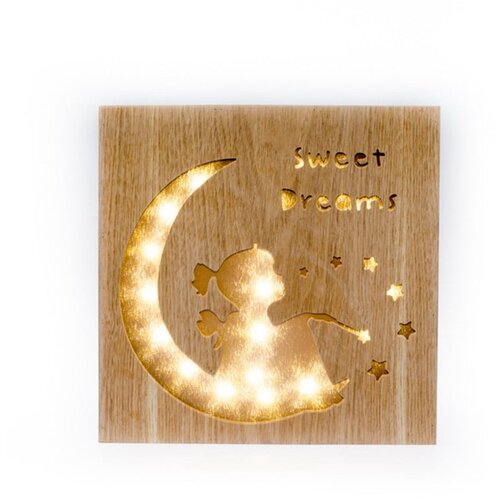 Dakls Drvena svijetleća dekoracija Sweet Dreams Slike