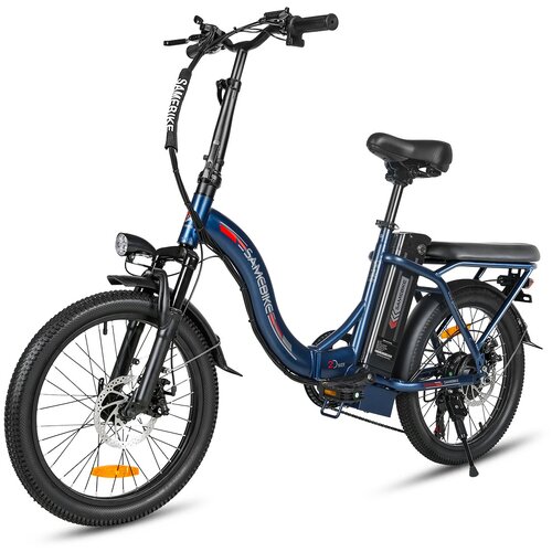 Samebike Zložljivo mestno električno kolo CY20, kolo z 20" naperami, 350 W 36 V 13 Ah, temno modro, (21960421) Cene