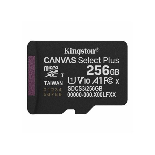 Kingston U1 V10 SDXC 256GB Canvas Select Plus G3 150R A1 SDCS3/256GBSP Memorijska kartica Slike