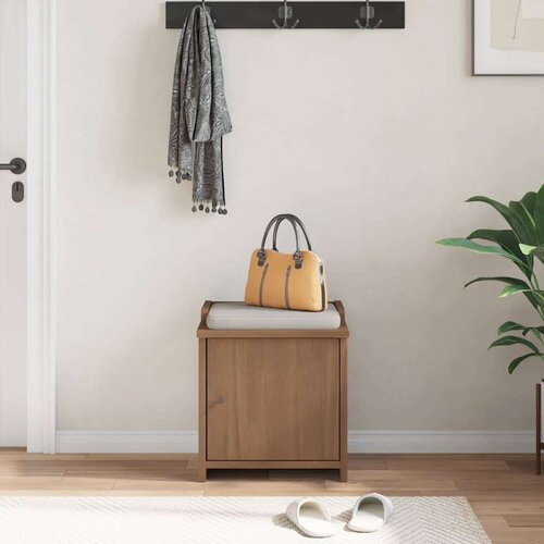 vidaXL Klupa za predsoblje SANDNES 45x40x50 cm od masivne borovine Cene