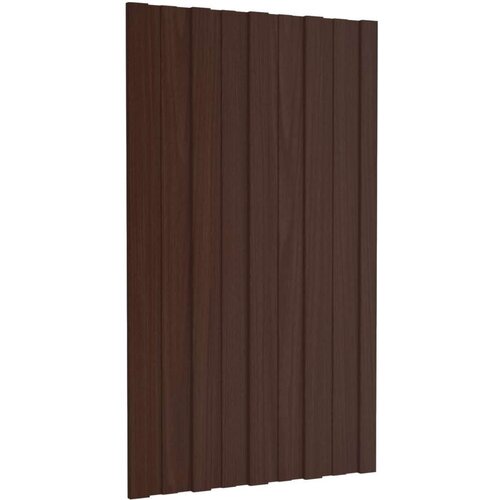Krovni panel 36 pcs Smeđa 80 x 45 cm Pocinčani čelik - Smeđa 80 x 45 cm 36 Cijene