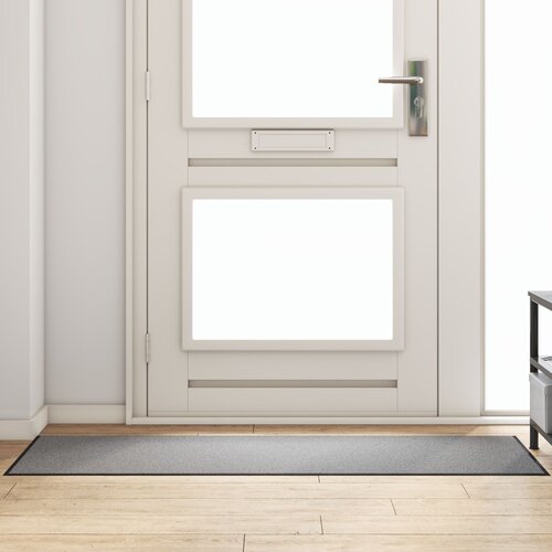 vidaXL Predpražnik Siva, Črna Polipropilen 180 x 60 x 0.9 cm Predpražnik Cene
