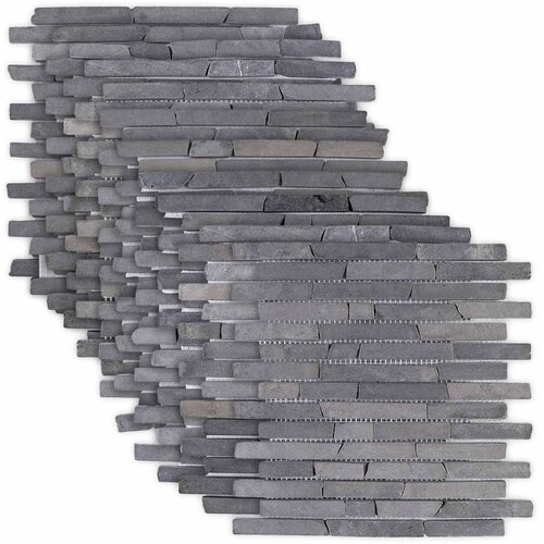 Mozaik pločice Siva 30 x 30 cm Mramor Slike