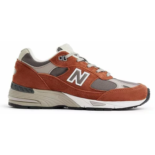 New Balance Superge W991PTY Made in UK rjava barva