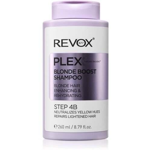 REVOX B77 Plex Blonde Boost Shampoo. Step 4B šampon za nevtralizacijo rumenih tonov za blond lase 260 ml Cene