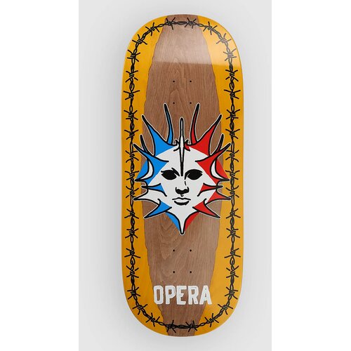 Opera Skateboards Fatties Torn Spike Ex7 12&amp;quot; Skateboard deska brown / yellow Slike