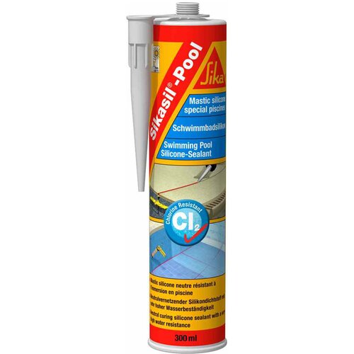 Sika Silikon Sika Sikasil-Pool (300 ml, bel) Cene