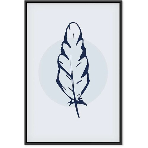  Slika - Blue Feather (1 Part) Vertical 40x60 Cene
