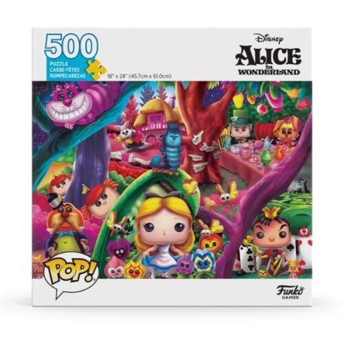 Funko pop! Puzzle - Disney Alice v čudeži - - Jigsaw - 500 kosov - 45,7cm x 61cm - angleščina/francoski/španski jezik, (20834926) Cene