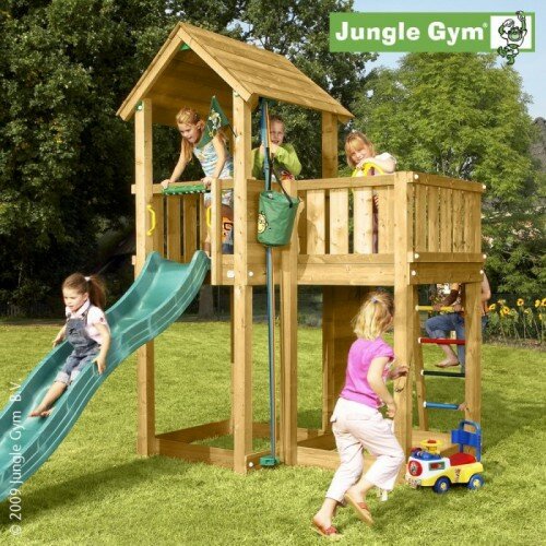 Jungle Gym toranj za decu sa toboganom Mansion Cene