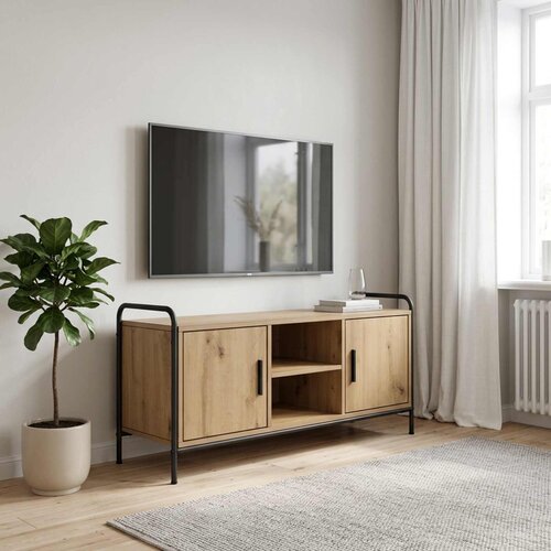  TV ormar 99 x 33 x 50 cm Hrast artisan Konstruirano drvo Slike