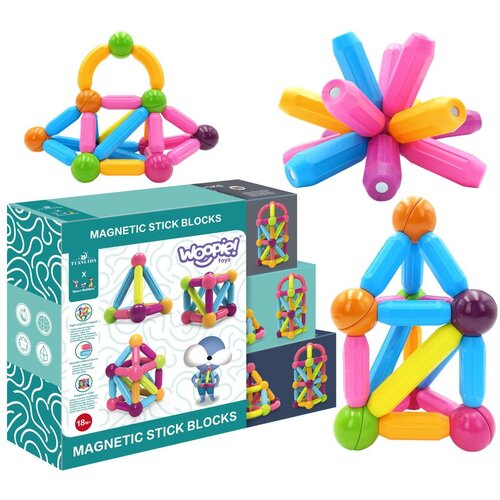 Woopie set magnetnih blokova 38 el. Slike