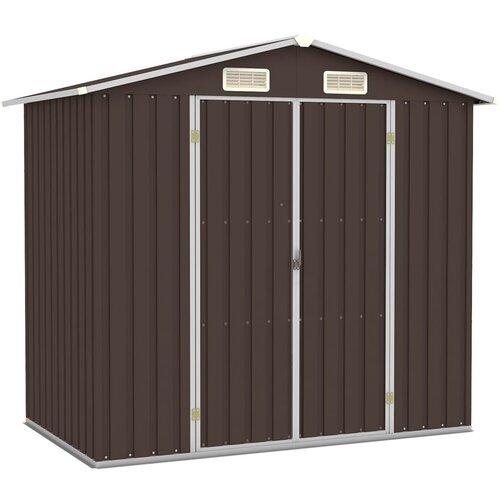 vidaXL Vrtna lopa rjava 205x129x183 cm pocinkano jeklo Cene