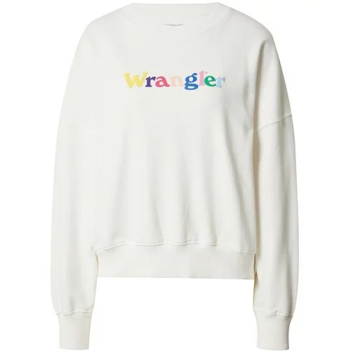 Wrangler Sweater majica plava / žuta / roza / bijela