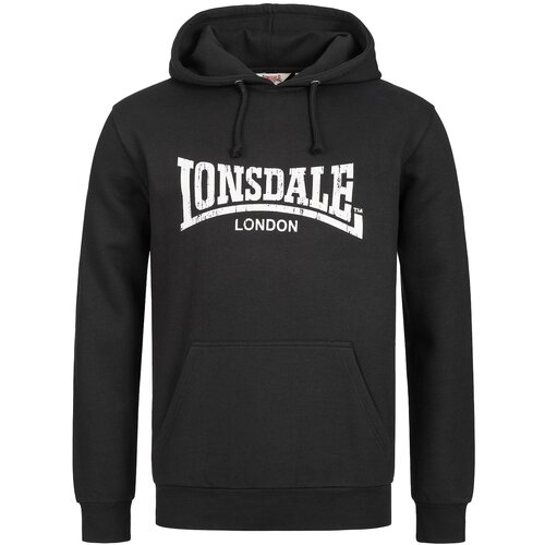 Lonsdale Muška dukserica 113863-Black/White Cene