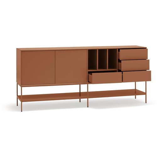 Teulat Opečnato oranžna komoda 220x98x45 cm Platt &amp;ndash; Slike