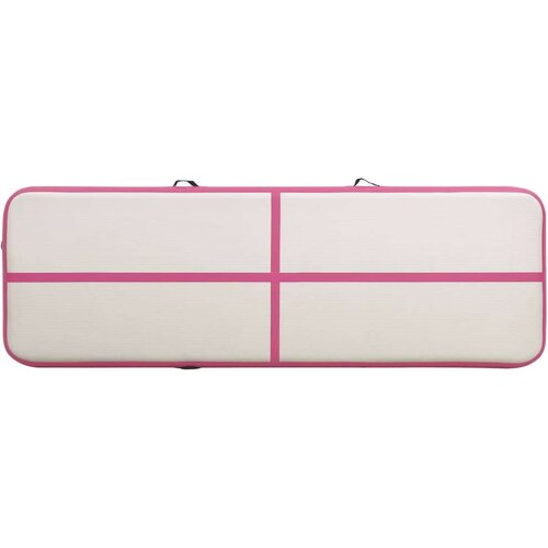  Strunjača na napuhavanje s crpkom 300 x 100 x 15 cm PVC roza Slike