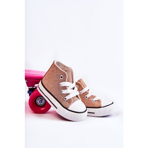 Boto Children's High Sneakers Rose Gold Catrina Cene