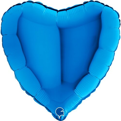 plavo srce folija balon sa helijumom Slike