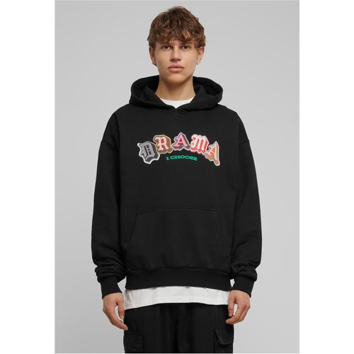 MT Upscale Men&amp;#039;s Drama Heavy Oversize Hoodie - Black Slike