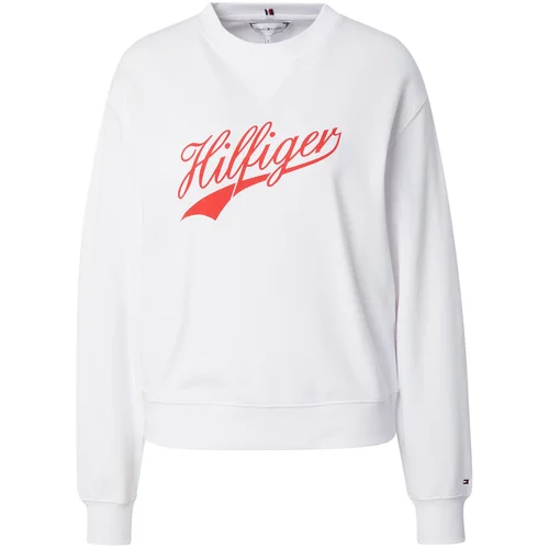 Tommy Hilfiger Sweater majica crvena / bijela