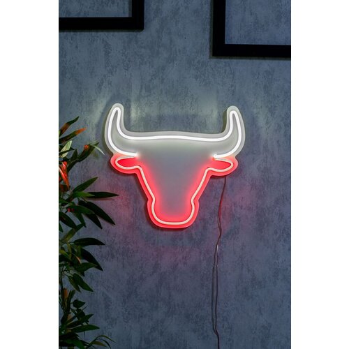 Wallity dekorativno led osvetljenje bull, crveno-belo Slike