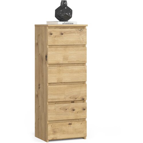 AKORD KOMODA CL6 OAK ARTISAN, (21703043) Cene