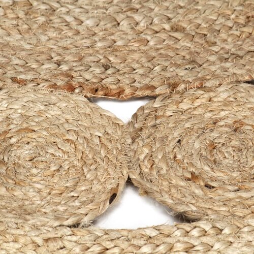  Ručno rađeni pleteni tepih od jute 150 cm Slike
