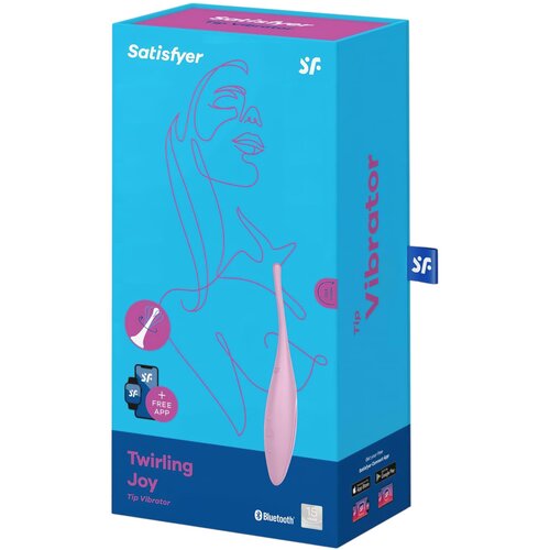 Satisfyer vibrator twirling joy, ružičasti Slike