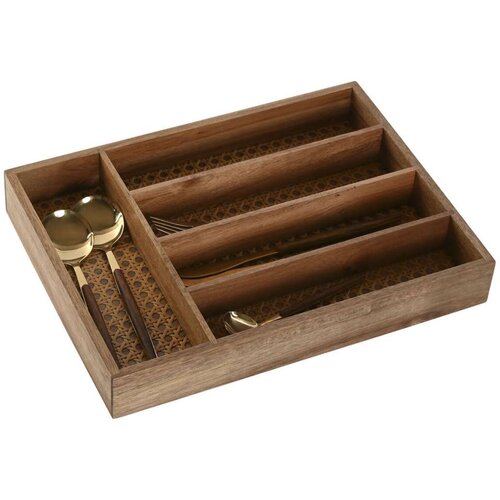  Pribora za Jelo Home ESPRIT Prirodno Drvo akacije 34 5 x 25 5 x 5 cm Cijene