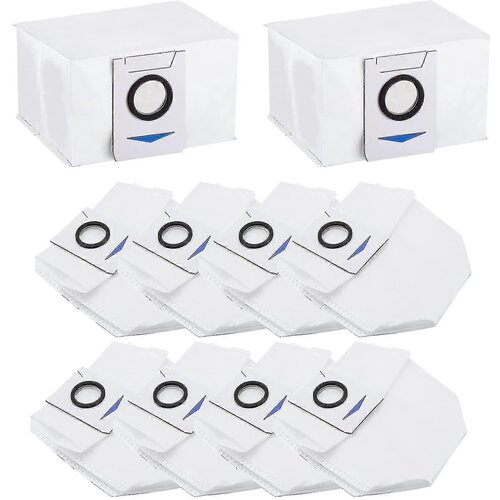 INORCO 10 paketov vrečk za sesalnik za Ecovacs Deebot X1 Omni Suct Stat za Ecovacs Deebot X1 Omni, nadomestne vrečke za Deebot X1 Turbo/x1 Vacuu, (21993583) Slike