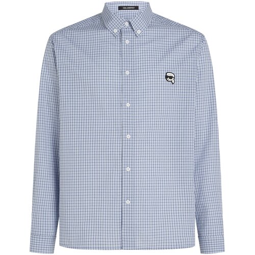 Karl Lagerfeld Srajca modra / svetlo modra Slike