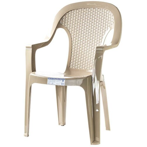 Sanja Ippi baštenska stolica plastična visoki naslon - capuccino Cene
