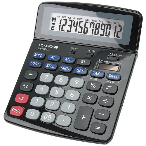  kalkulator namizni olympia 12-mestni 2504 nastavljiv ekran 160x200x18 olympia kalkul n