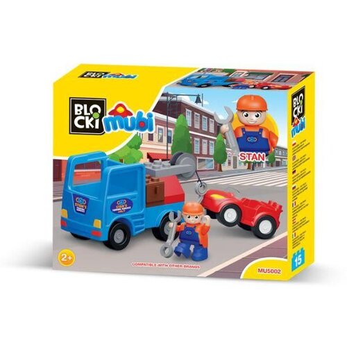 Blocki kocke Mubi šlep služba 15 delova Cene