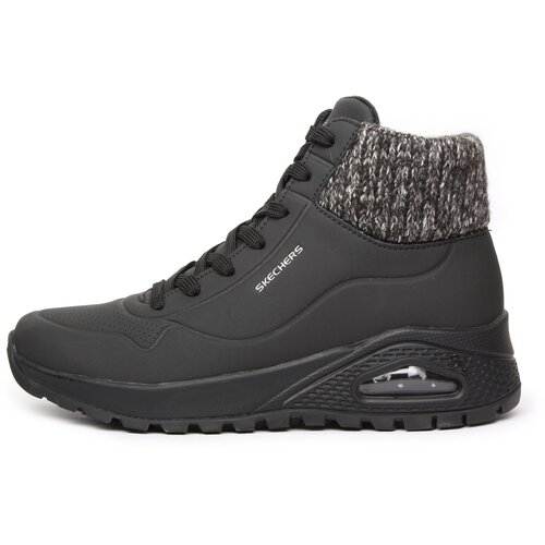 Skechers ženske duboke patike uno rugged 167988BLK crne Slike
