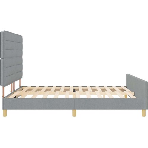  Krevetna Konstrukcija Svjetlosiva 180x200 cm Tkanina Slike