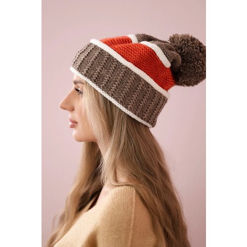 Kesi Women's cap Kinga K297 cappuccino+foxy Cene