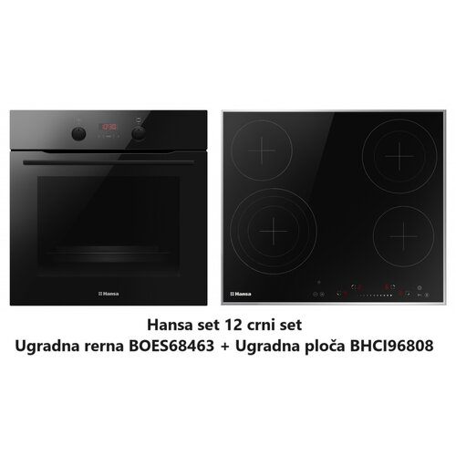 Hansa UGRADNI CRNI SET BOES68463 + BHCI96808 Cene